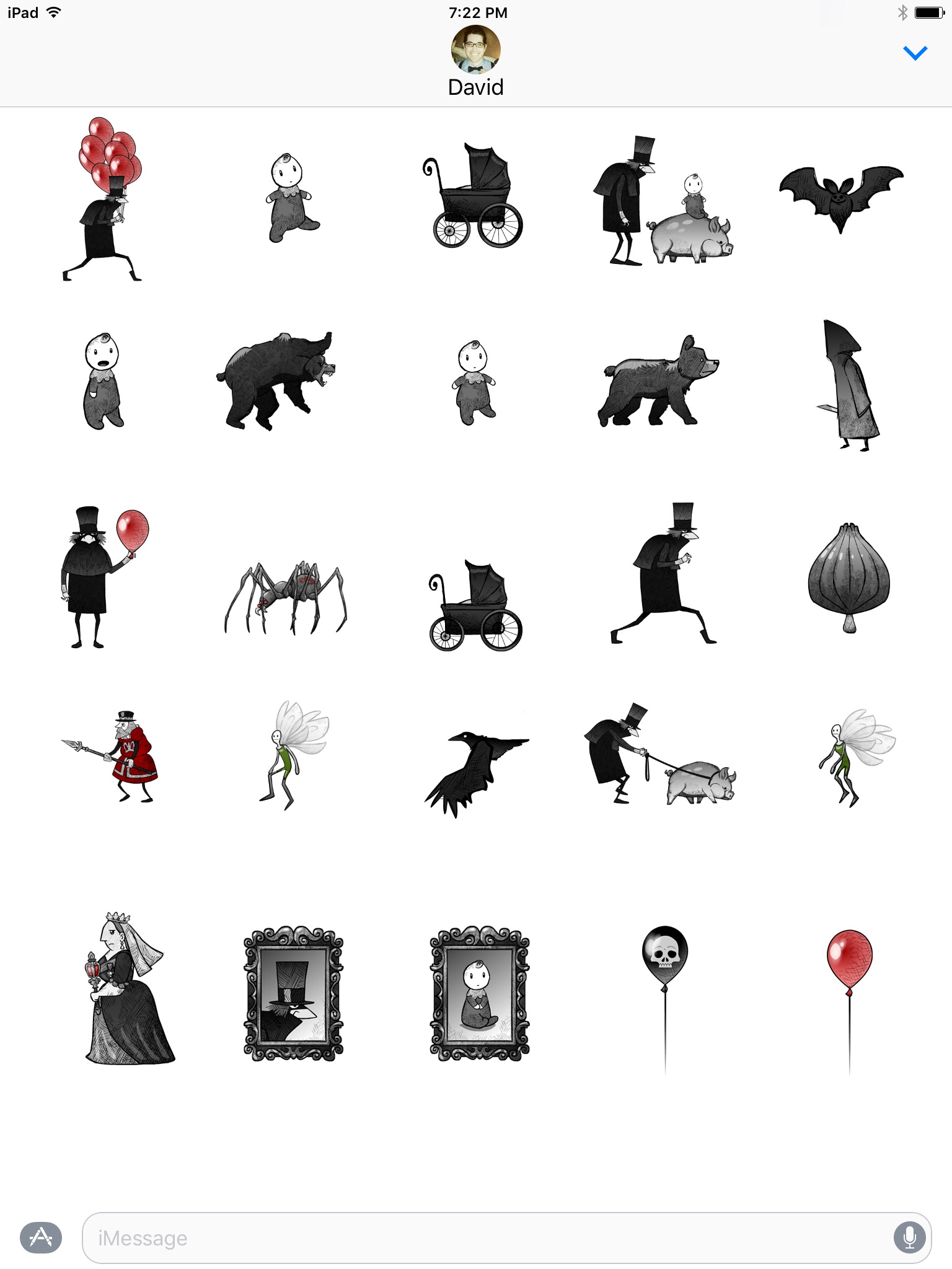 Grimm Stickers screenshot 2