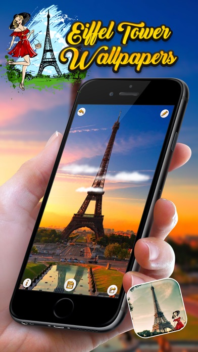 エッフェル塔壁紙 パリホームスクリーンのための背景テーマ Iphoneアプリ Applion