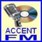 Plays radio station Accent FM - Belgium