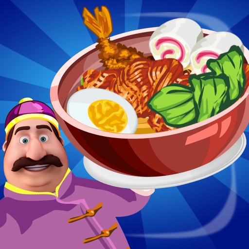 Food Court Ramen Fever: Noodle Maker Chef Kitchen Cooking Scramble FREE icon