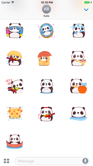 Cute Panda Animated Sticker(圖3)-速報App