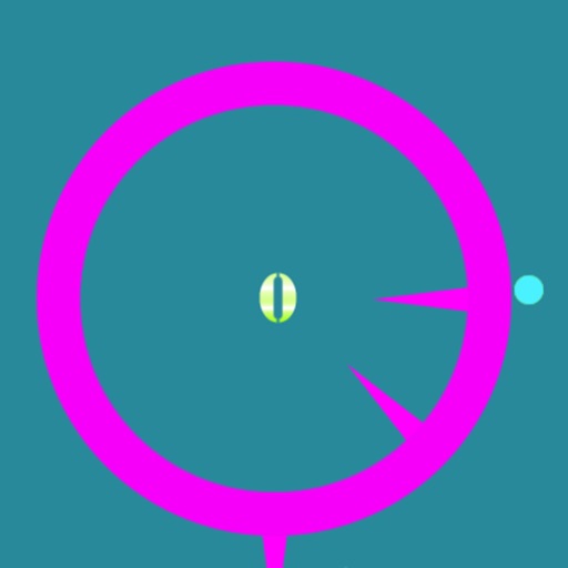 Circle the ball let you down-a little game icon