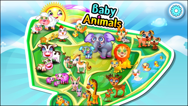 Baby Animals Learning Games! Your New Cute Pets  Will Teach You To Count, Animal Names & Sounds screenshot-0