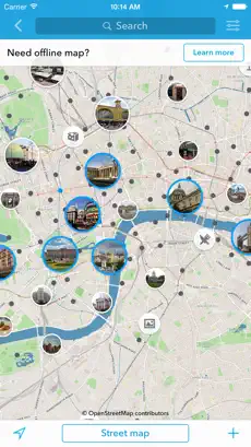 Imágen 2 Londres - mapa sin conexión con guías de ciudades iphone