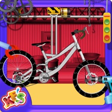 Activities of Cycle Factory- Repairing & Cleaning Garage Game