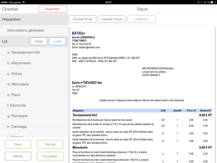 iBati Pro – app devis facture du bâtiment screenshot-4