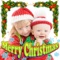 Merry Christmas Greeting Cards and Stickers