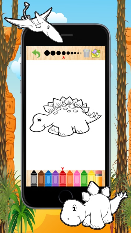 Dinosaur Kids Coloring - Learning Game for Kids and Toddlers