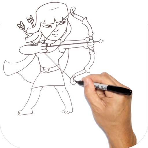 Learn How to Draw Clash of Clans icon