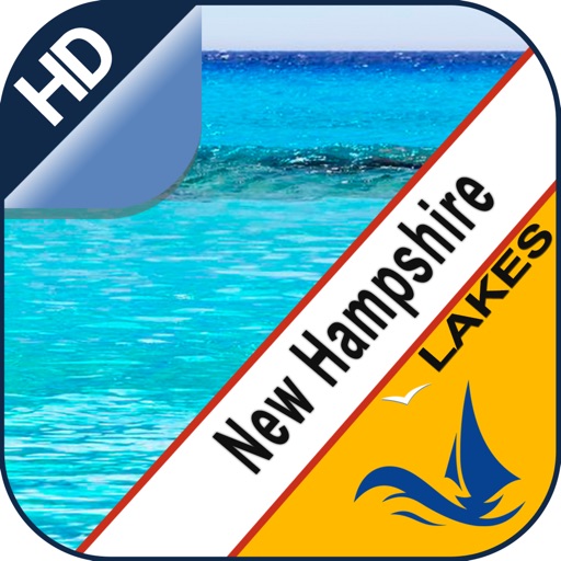 New Hampshire Lakes offline chart for boaters