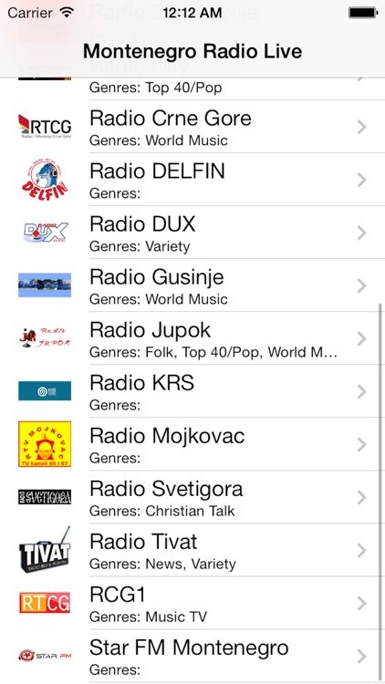 Montenegro Radio Live Player (Montenegrin)