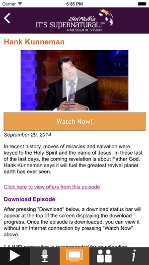 Sid Roth's It's Supernatural! Network(圖3)-速報App