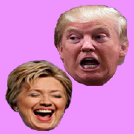 Hillary Clinton vs Donald Trump Icon