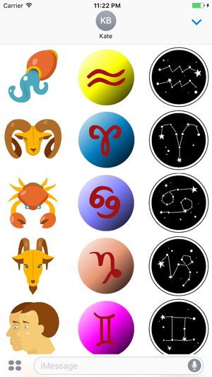 Animated Zodiac GIF Stickers for iMessage(圖2)-速報App