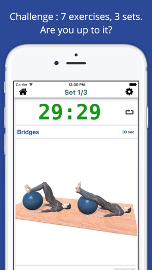 Exercise Ball Workout Challenge PRO - Get fit(圖2)-速報App