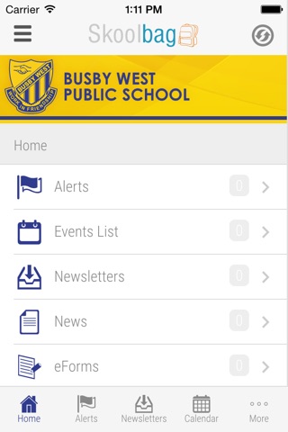 Busby West Public School - Skoolbag screenshot 2