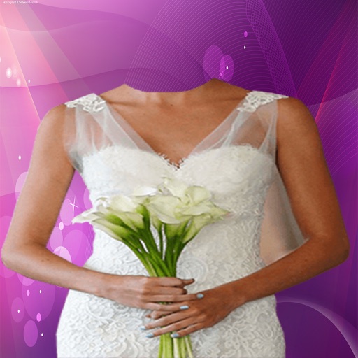 Woman wedding Dress Photo Montage icon