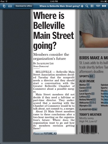 Belleville News-Democrat eEdition screenshot 4