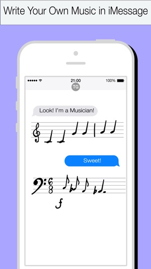 Music Write Stickers - Write Music in iMessage(圖1)-速報App