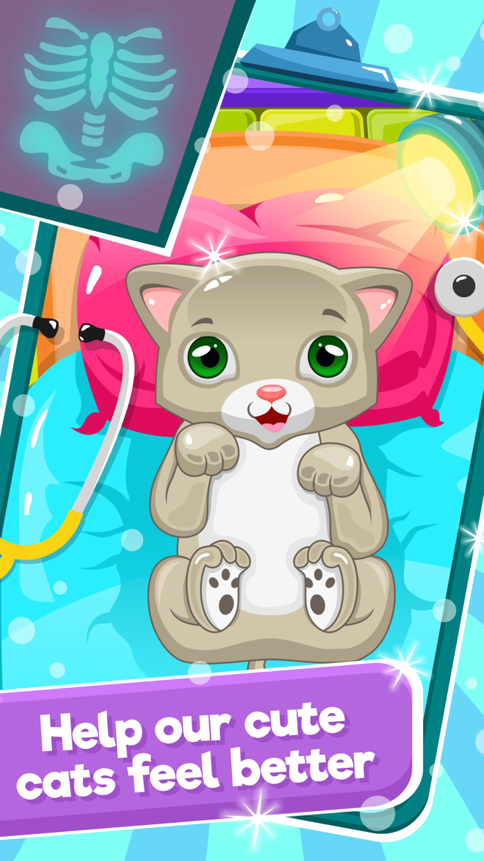 私の小さな猫の医者：獣医のゲーム