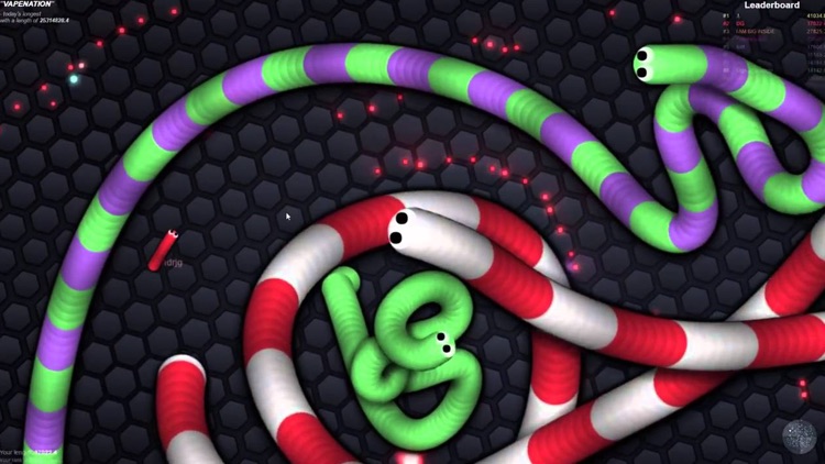 Snake Slither Run - Hungry Worm Eat Color Dot