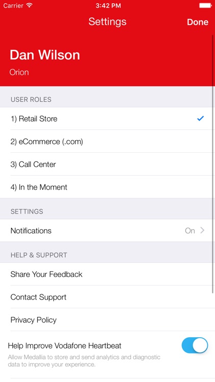 Vodafone Heartbeat screenshot-4