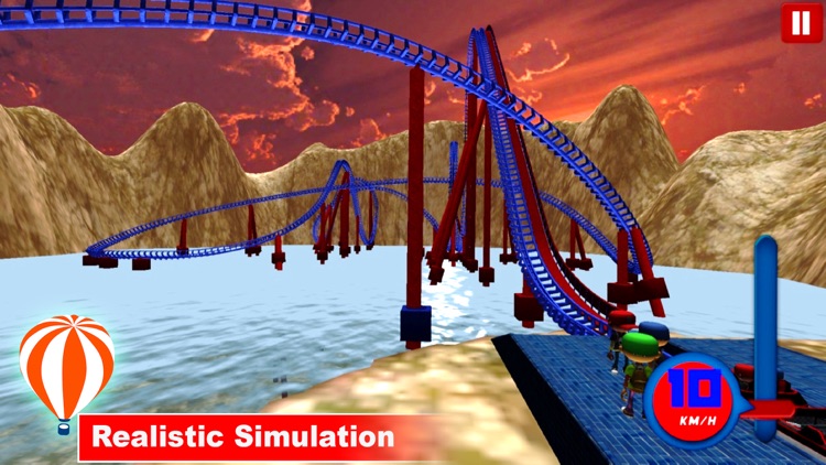 Desert Tycoon Roller Coaster : 3D Lake simulation