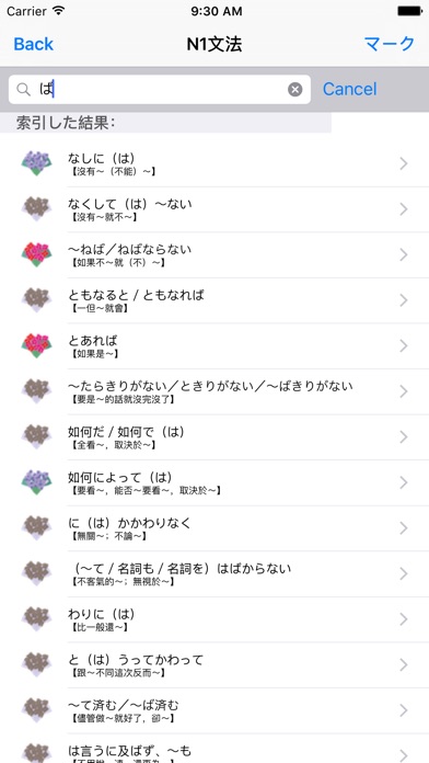 新しい日本語能力試験N1-文法のまとめ screenshot1