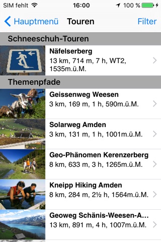 Wanderapp Wandermagazin Schweiz screenshot 3
