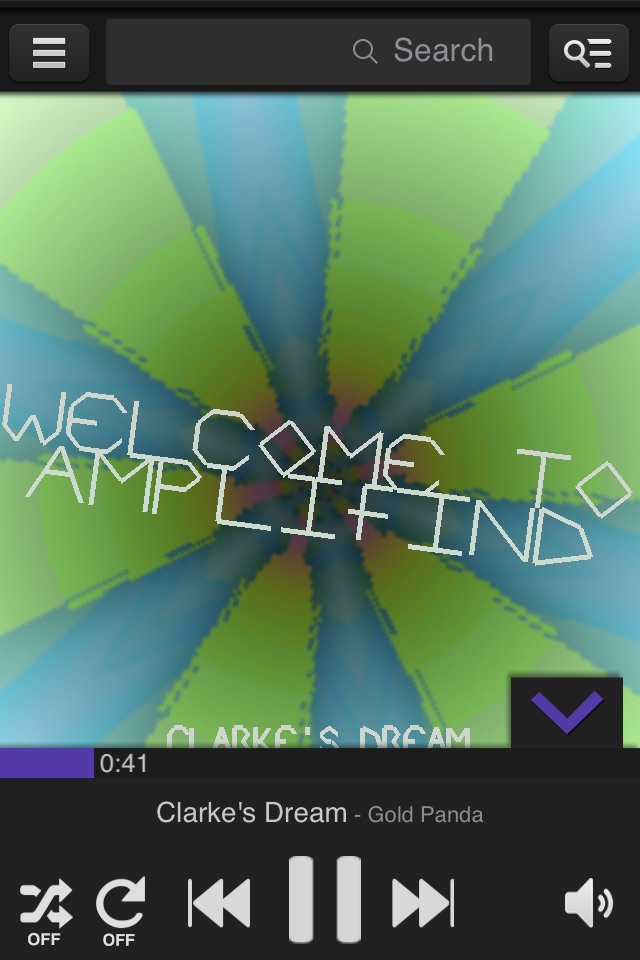 Amplifind Music Player and Visualizer screenshot 2