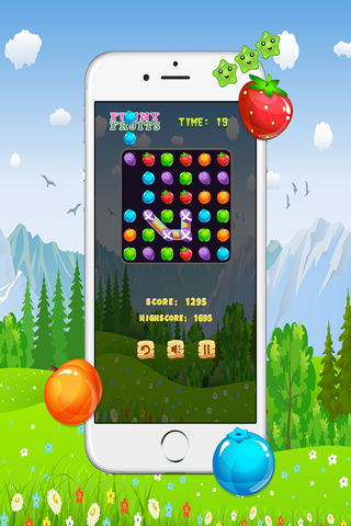 Funny Fruits Match Three - Free Matching 3 Games screenshot 3