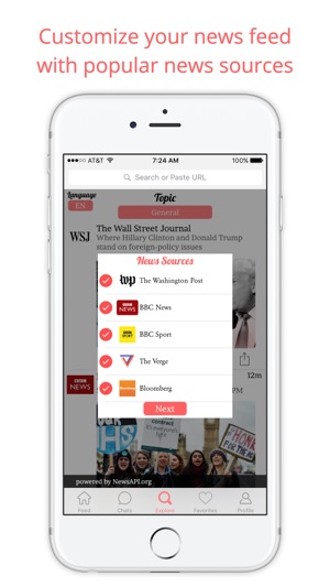 RedLoud: Listen to any news, instead of reading it(圖5)-速報App