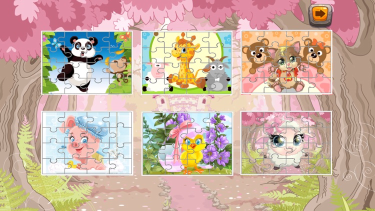 Animal Jigsaw Puzzle games Children's colorful