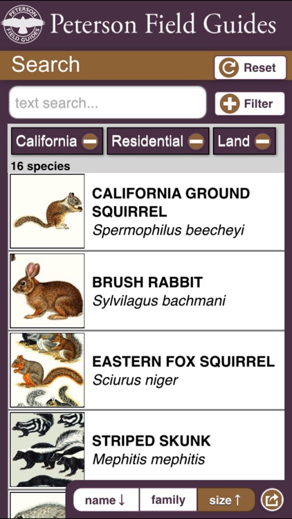Peterson Field Guide to Mammals of North America screenshot-4