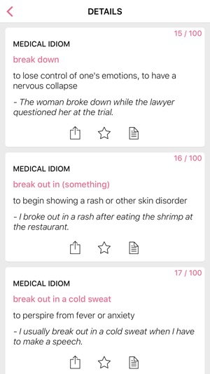 Medical Legal idioms in English