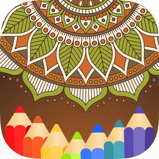 Mandala Coloring Books Color Therapy for Adults