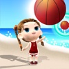 Bubble Shooter Beach Sports Girl