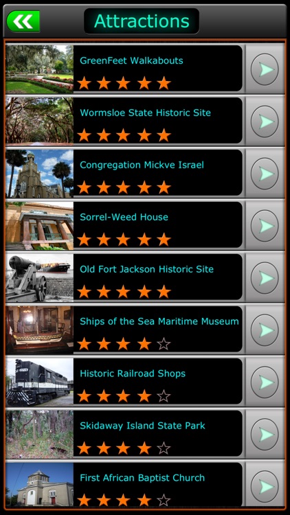 Savannah Offline Map Travel Explorer