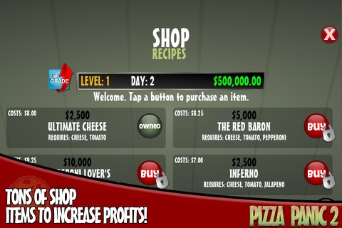 Pizza Panic 2 Lite screenshot 2