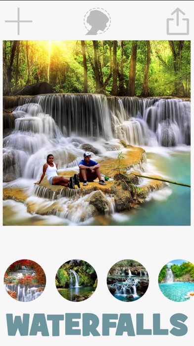 How to cancel & delete Waterfall photo frames with cut and paste montage from iphone & ipad 3