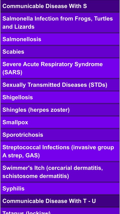 communicable diseases screenshot-3