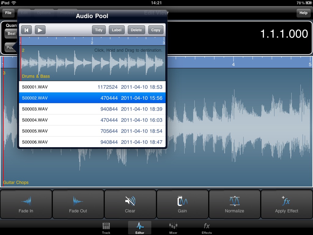 Meteor Multitrack Recorder screenshot 2