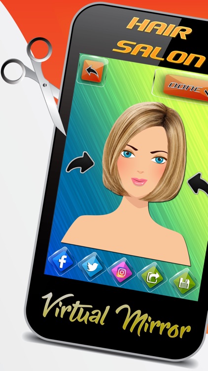 Hair Salon Virtual Mirror: Hairstyle Makeover Game by 