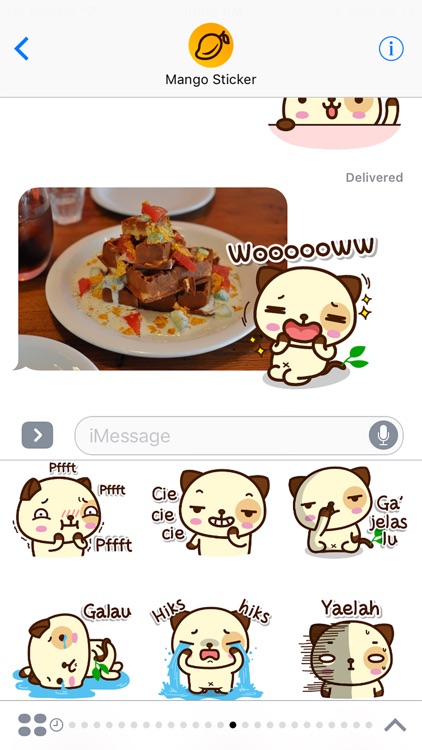 Pandadog (Bahasa Indonesia) - Mango Sticker