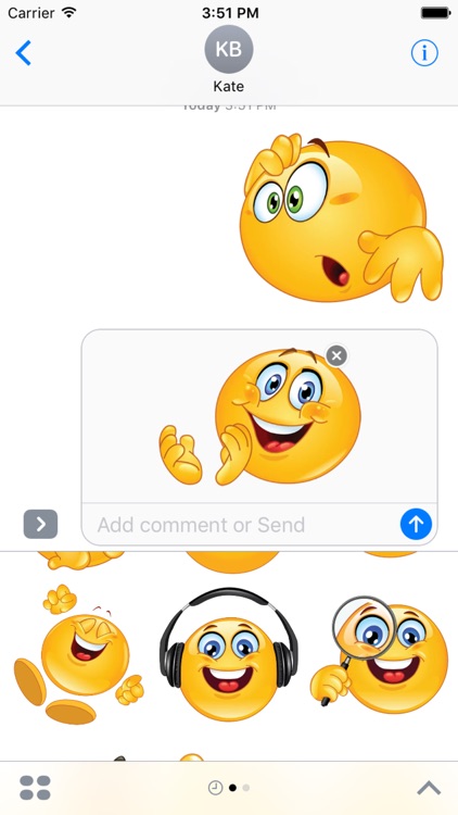Amazing Emoticons for iMessage screenshot-3