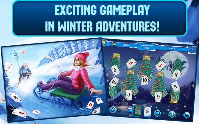 Solitaire Jack Frost Winter Adventures F