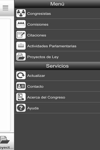 CONGRESO DEL PERÚ screenshot 2