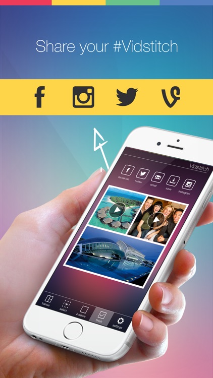 Vidstitch for Instagram - Video Frame Collage screenshot-3