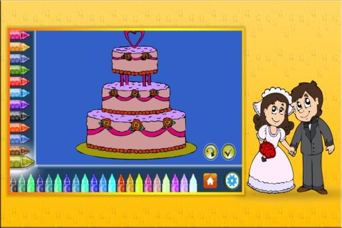 Coloring Book Wedding screenshot 4