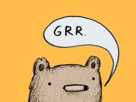 A bear doing a bunch of random stuff